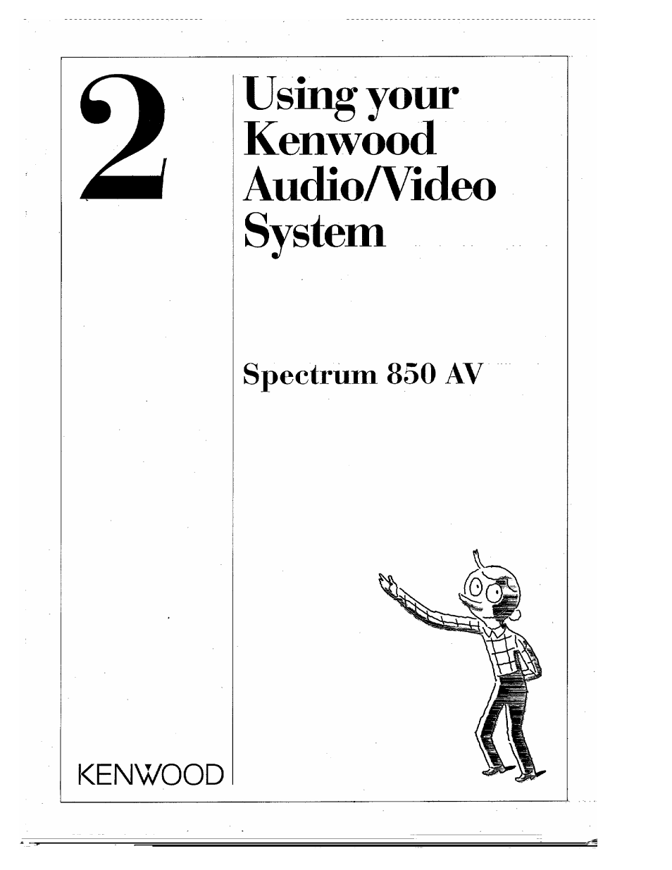 Kenwood SPECTRUM 850 AV User Manual | 56 pages