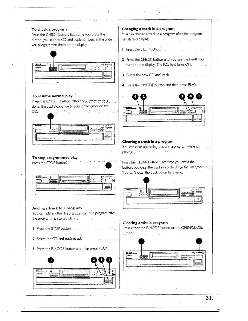 Kenwood SPECTRUM 850 AV User Manual | Page 31 / 56