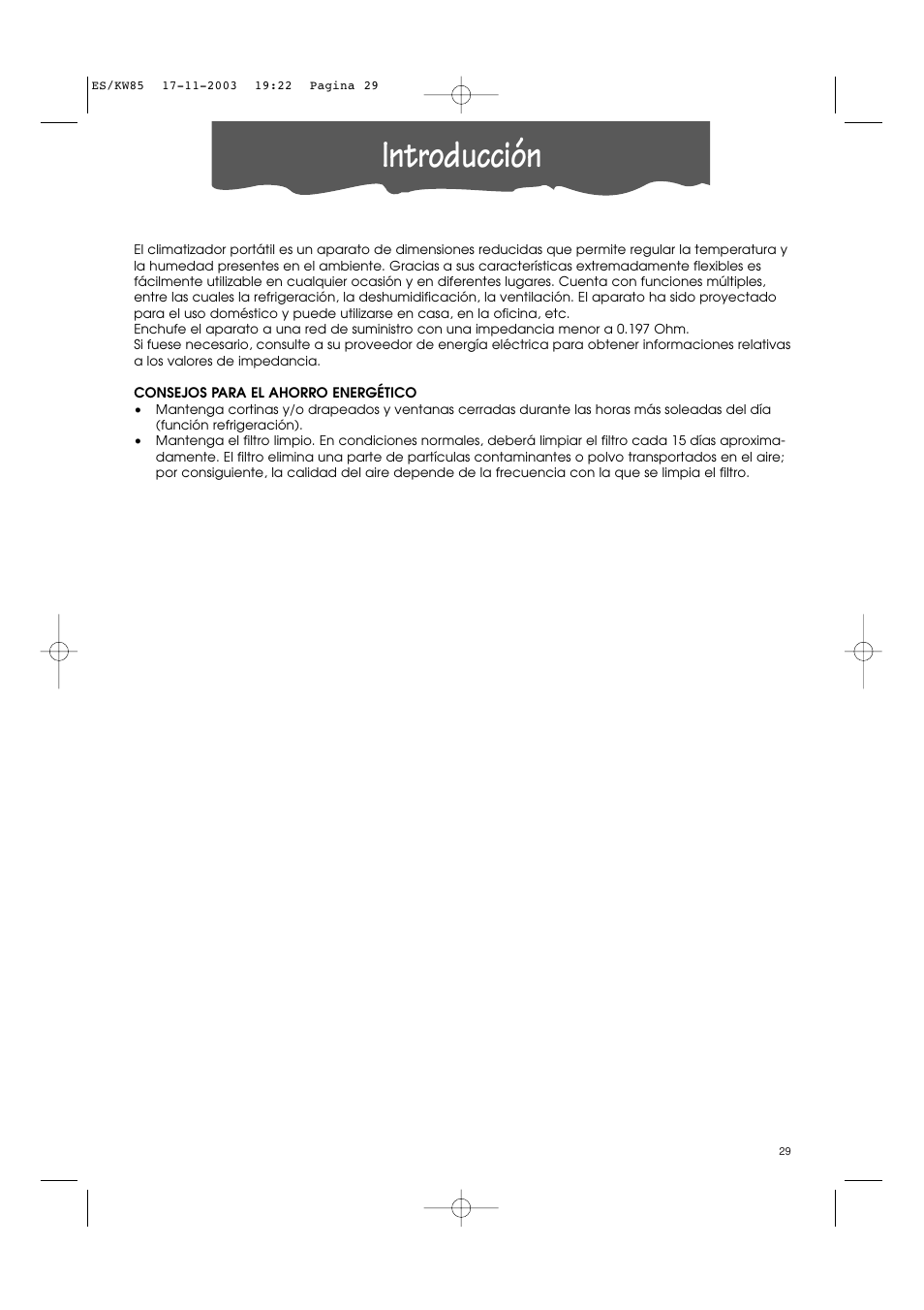 Introducción | Kenwood KW85 User Manual | Page 3 / 40
