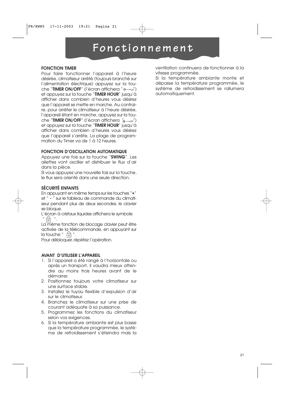 Kenwood KW85 User Manual | Page 34 / 40