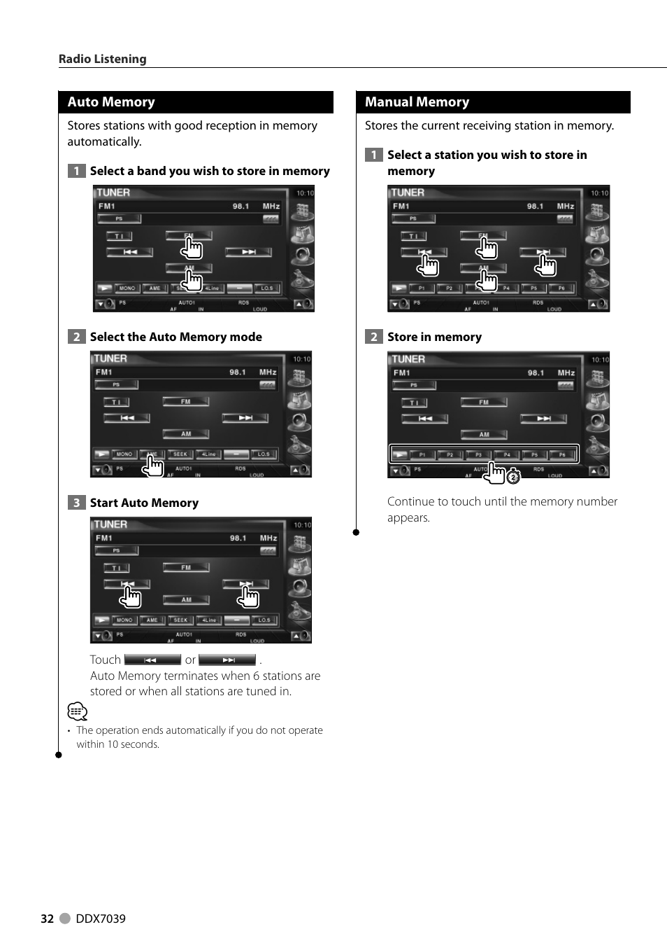 Kenwood DDX7039M User Manual | Page 32 / 96