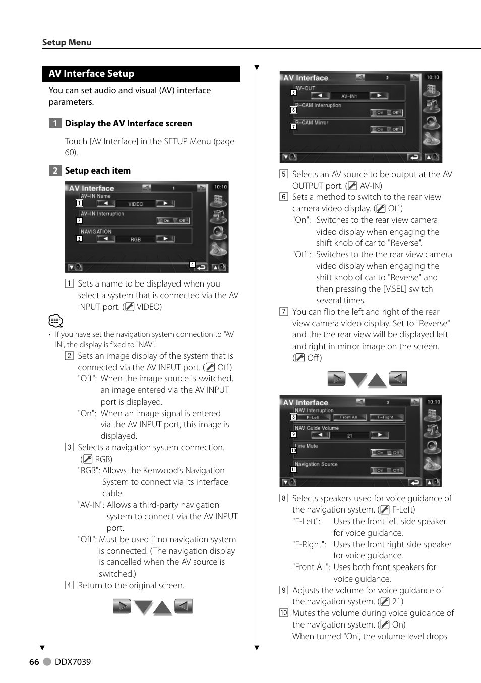 Kenwood DDX7039M User Manual | Page 66 / 96