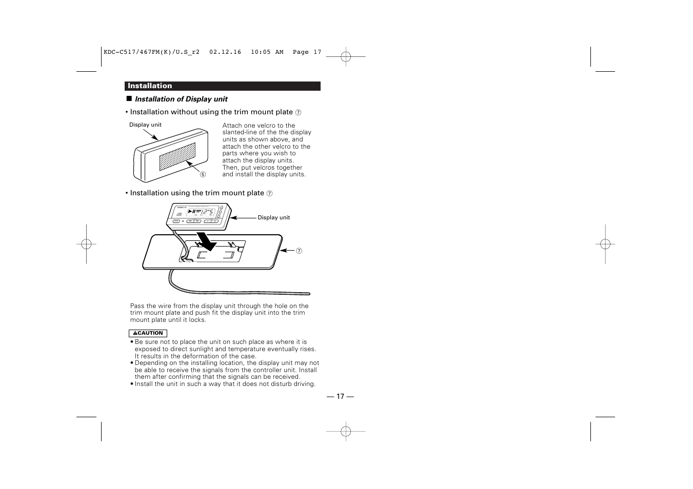 Disc | Kenwood 467FM User Manual | Page 17 / 21