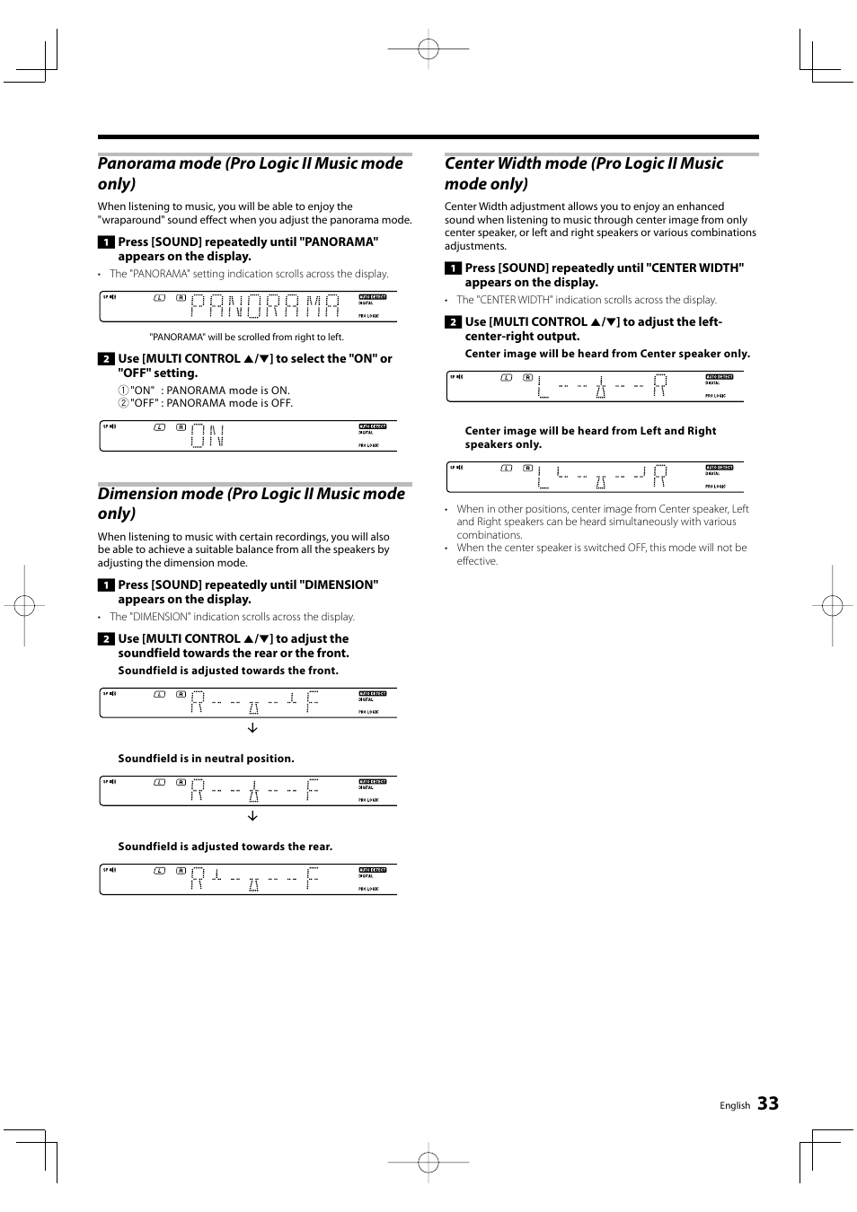 Kenwood KRF-V5300D User Manual | Page 33 / 40