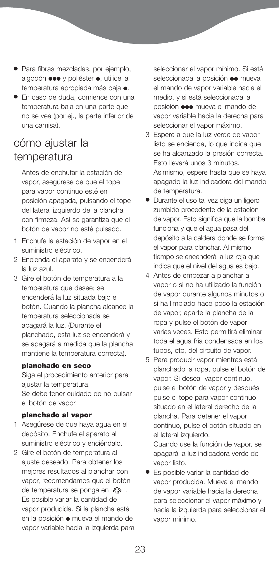 Cómo ajustar la temperatura | Kenwood IC550 series User Manual | Page 26 / 28