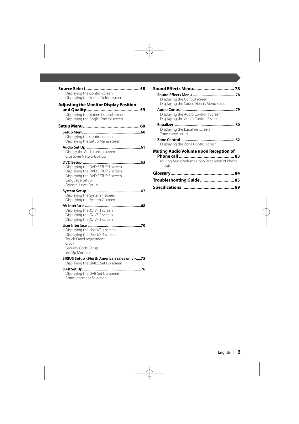 Kenwood KVT-747DVD User Manual | Page 3 / 92