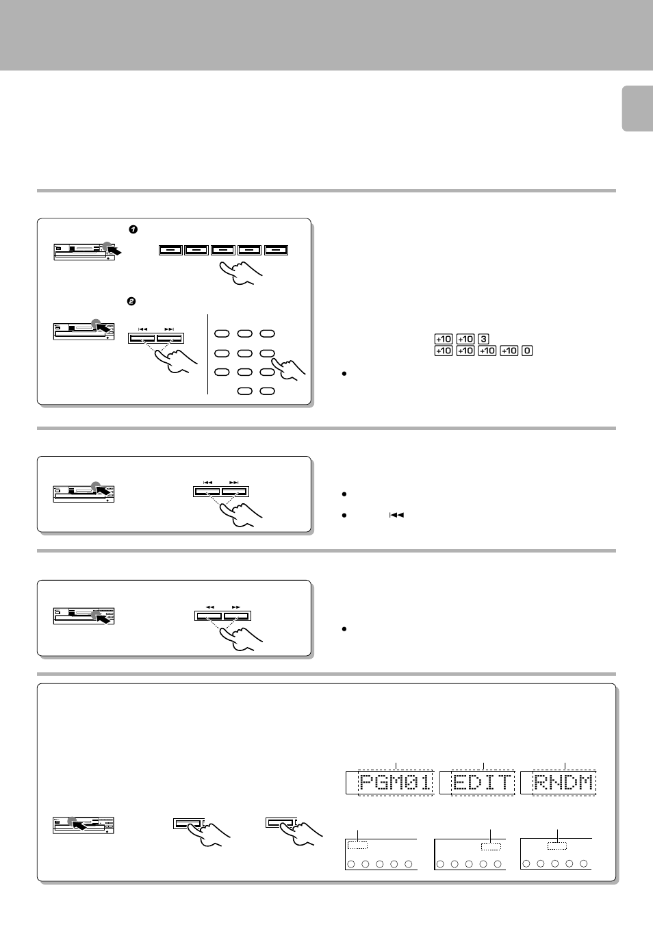 Skipping tracks playback from desired track, Searching, What is the “normal play track mode | Normal play (track mode) | Kenwood CD-206 User Manual | Page 11 / 28