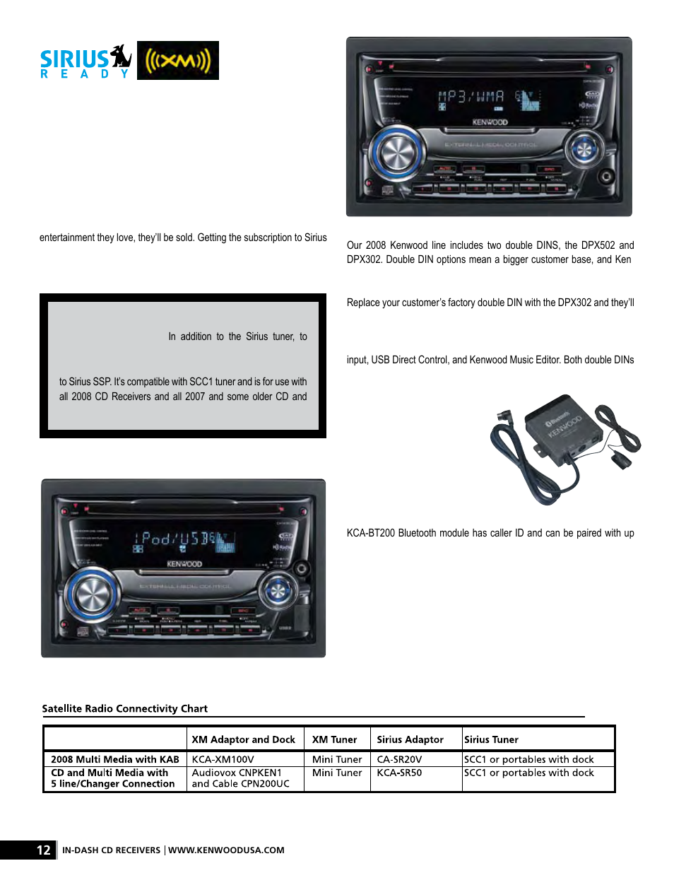 Kenwood AMPED XR-S17P User Manual | Page 12 / 52