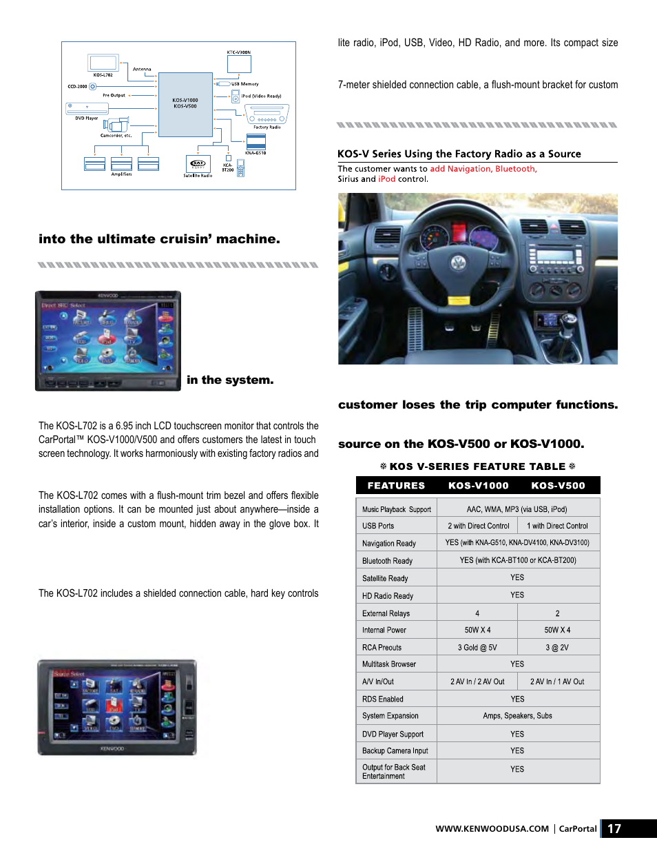 Kenwood AMPED XR-S17P User Manual | Page 17 / 52