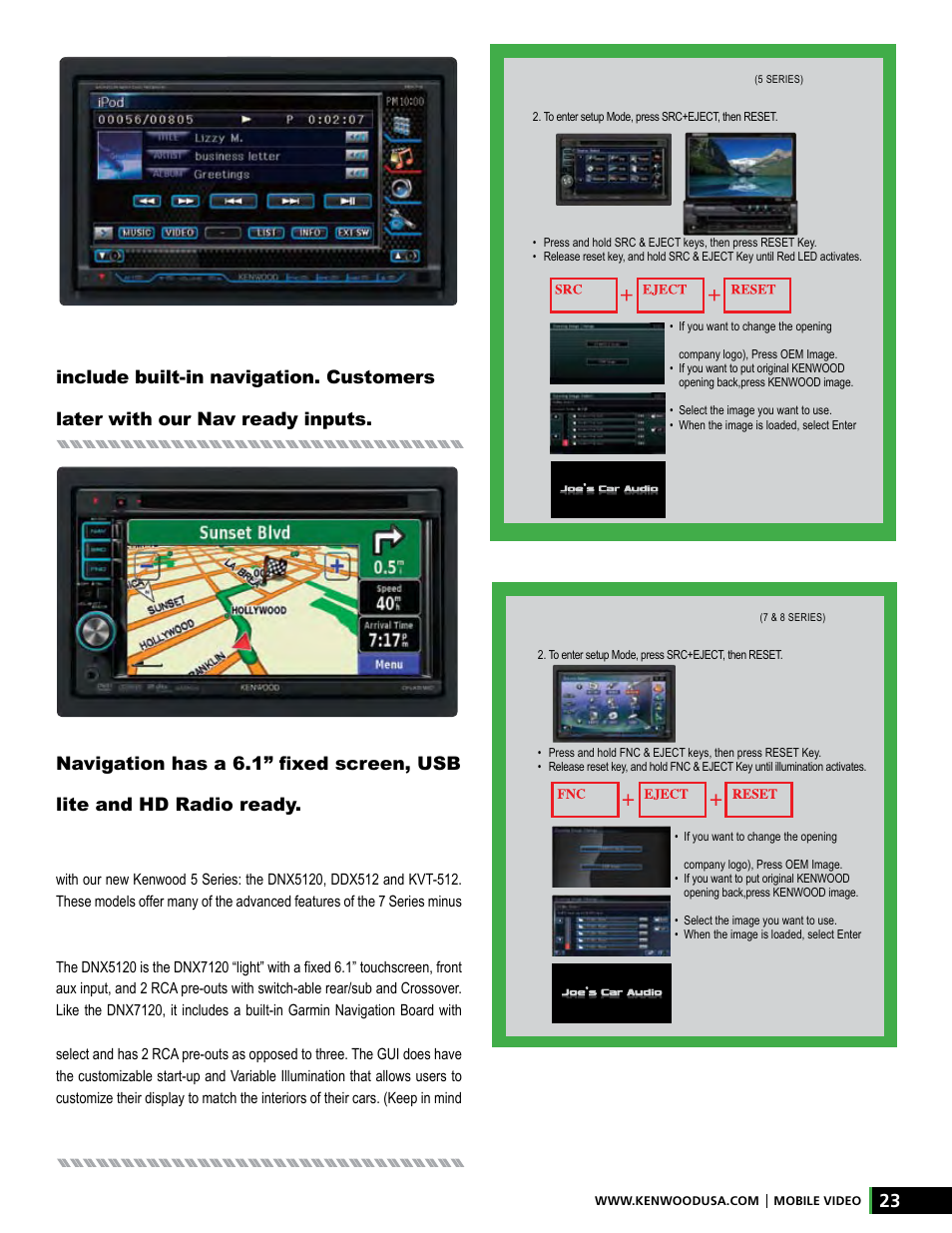 Kenwood AMPED XR-S17P User Manual | Page 23 / 52