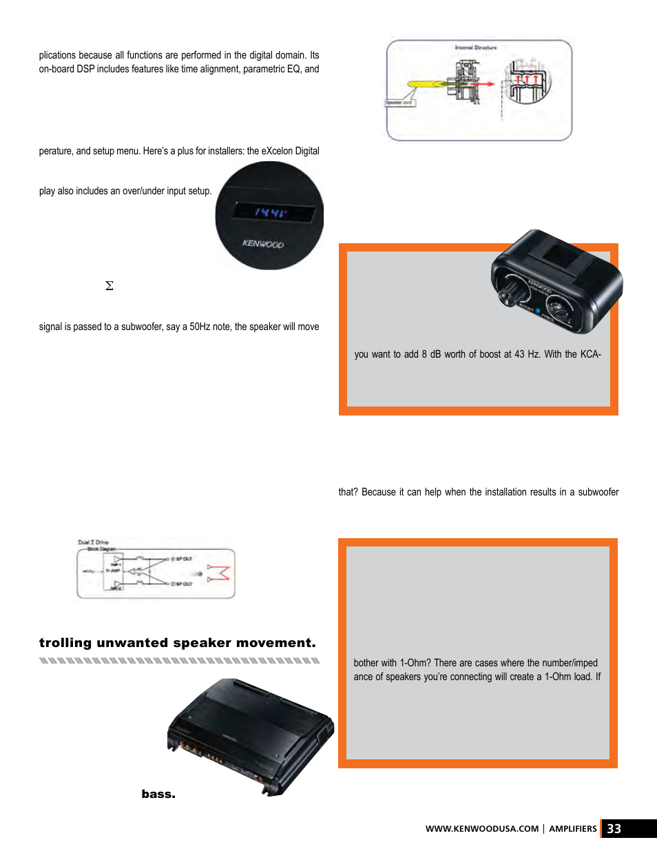 Kenwood AMPED XR-S17P User Manual | Page 33 / 52