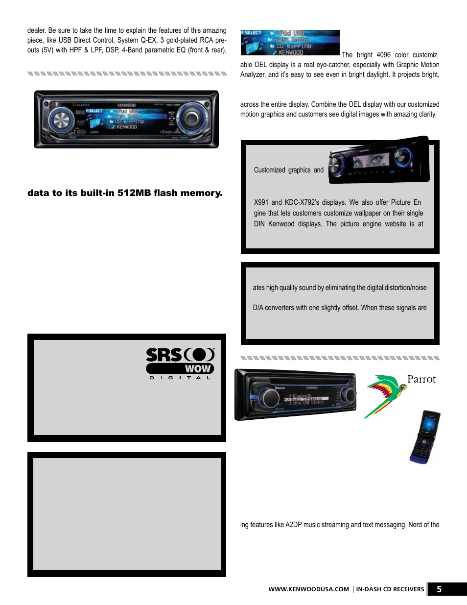 Kenwood AMPED XR-S17P User Manual | Page 5 / 52