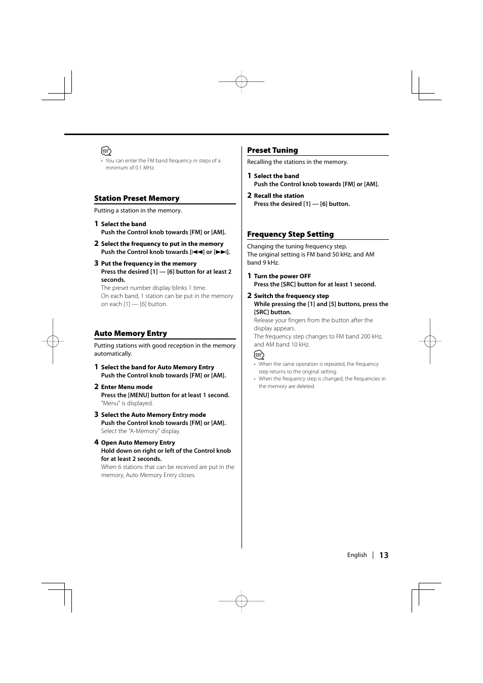 Kenwood DPX-MP4100 User Manual | Page 13 / 32