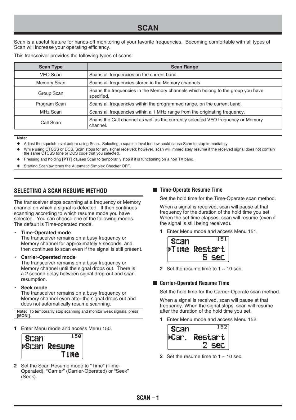 Scan | Kenwood TH-D72E User Manual | Page 14 / 75