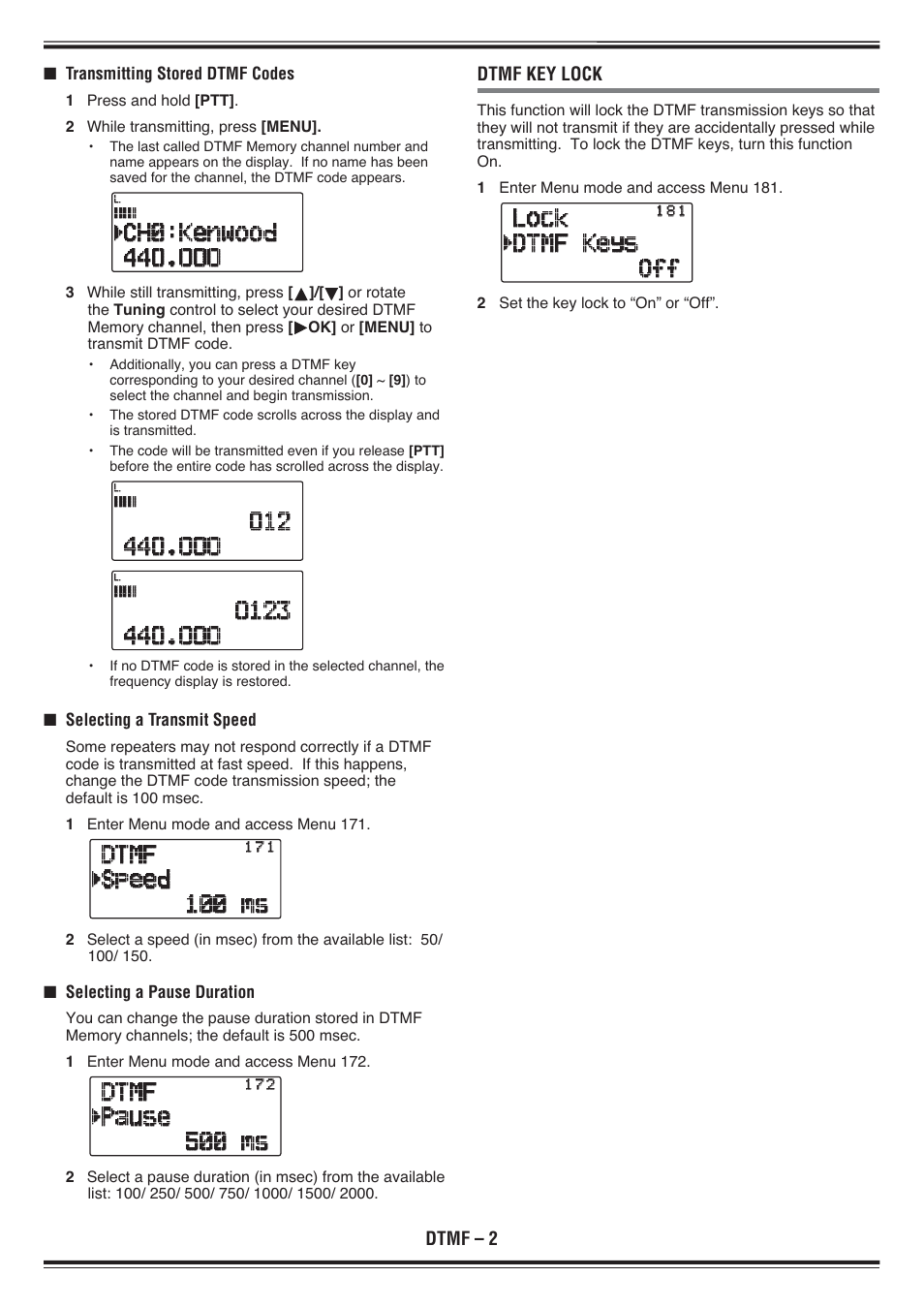 Kenwood TH-D72E User Manual | Page 22 / 75