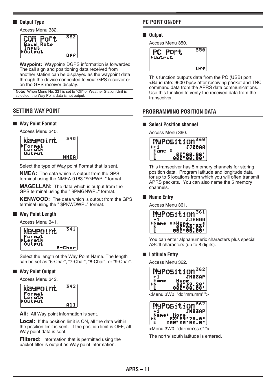 Kenwood TH-D72E User Manual | Page 54 / 75