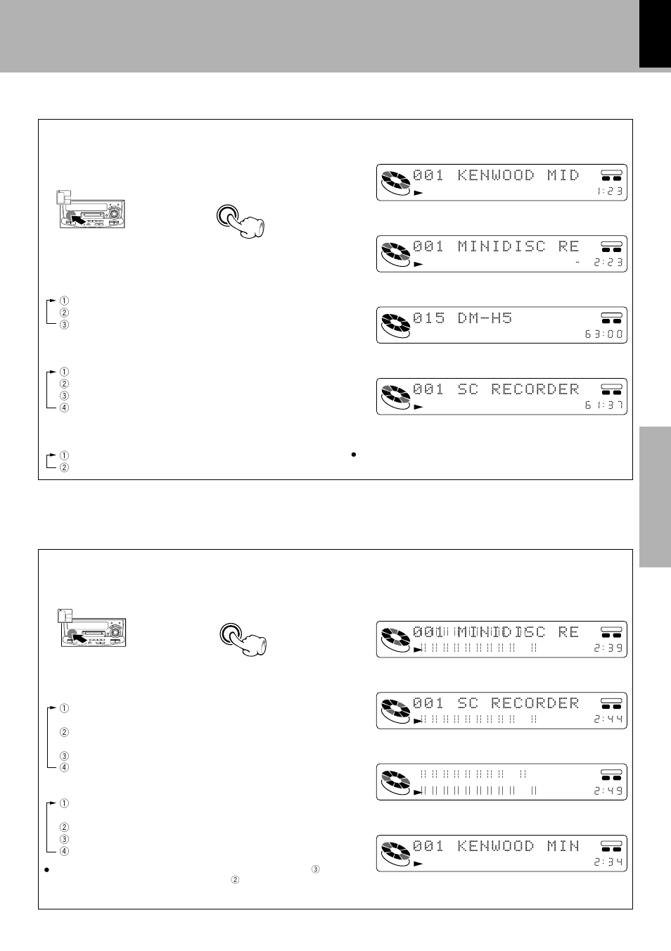 0 1 5 d m - h 5, Let's put out some sound | Kenwood XD-9581MD User Manual | Page 25 / 84