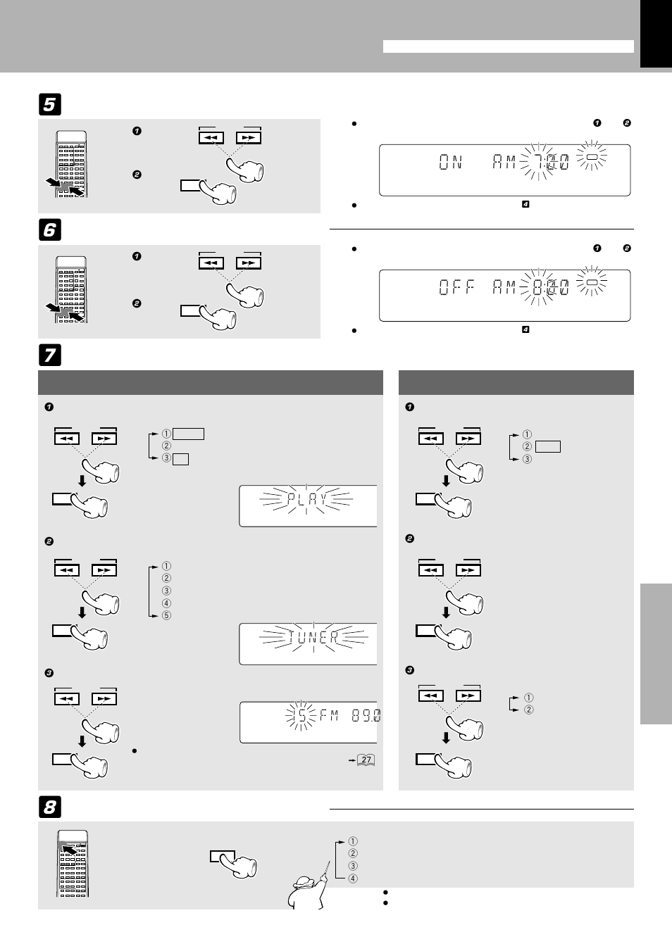 P l a y, 1 5 f m 8 9 ), 1 play 2 rec 3 ai | Kenwood XD-9581MD User Manual | Page 73 / 84