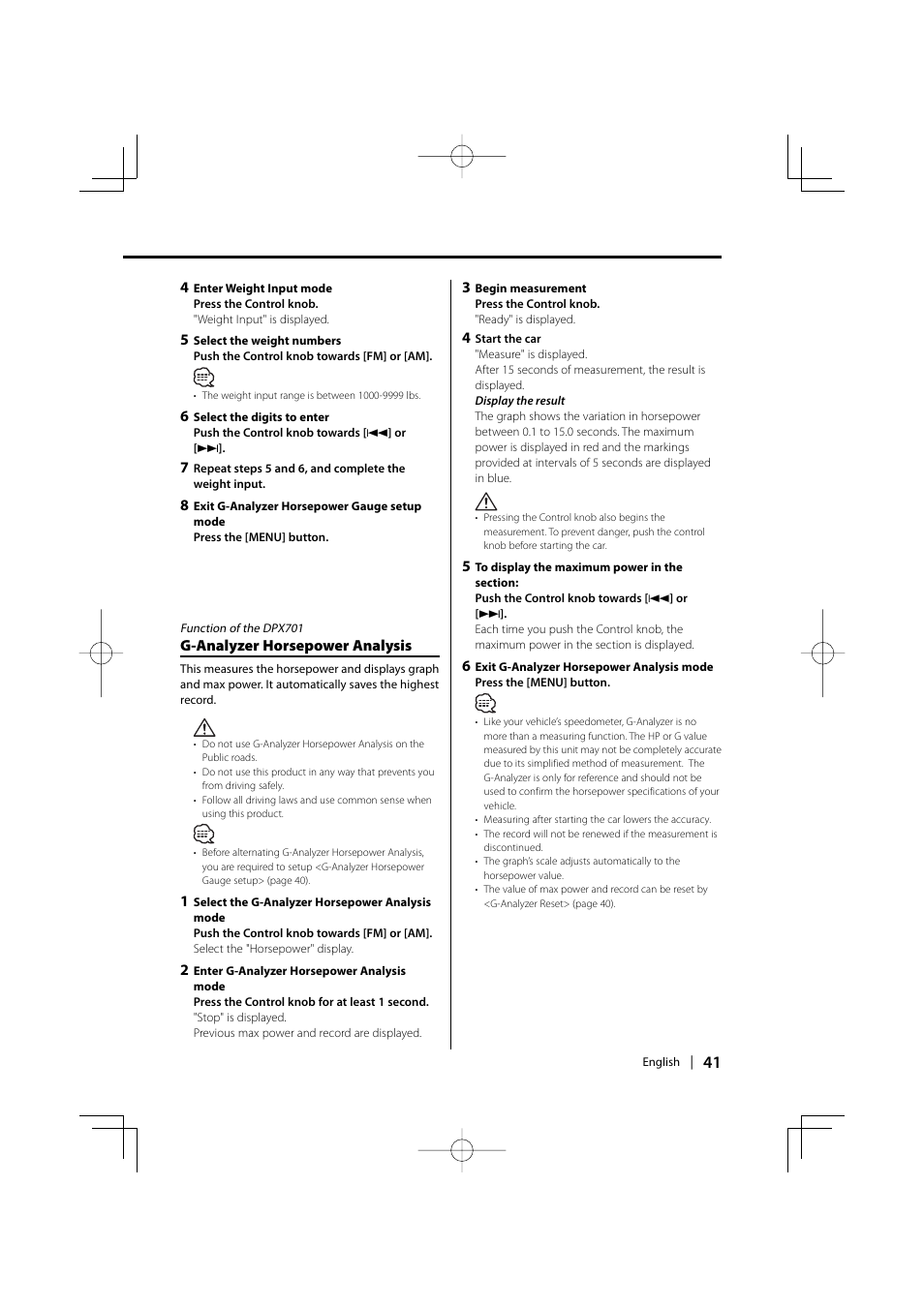 Kenwood DPX701 DPX501 User Manual | Page 41 / 64