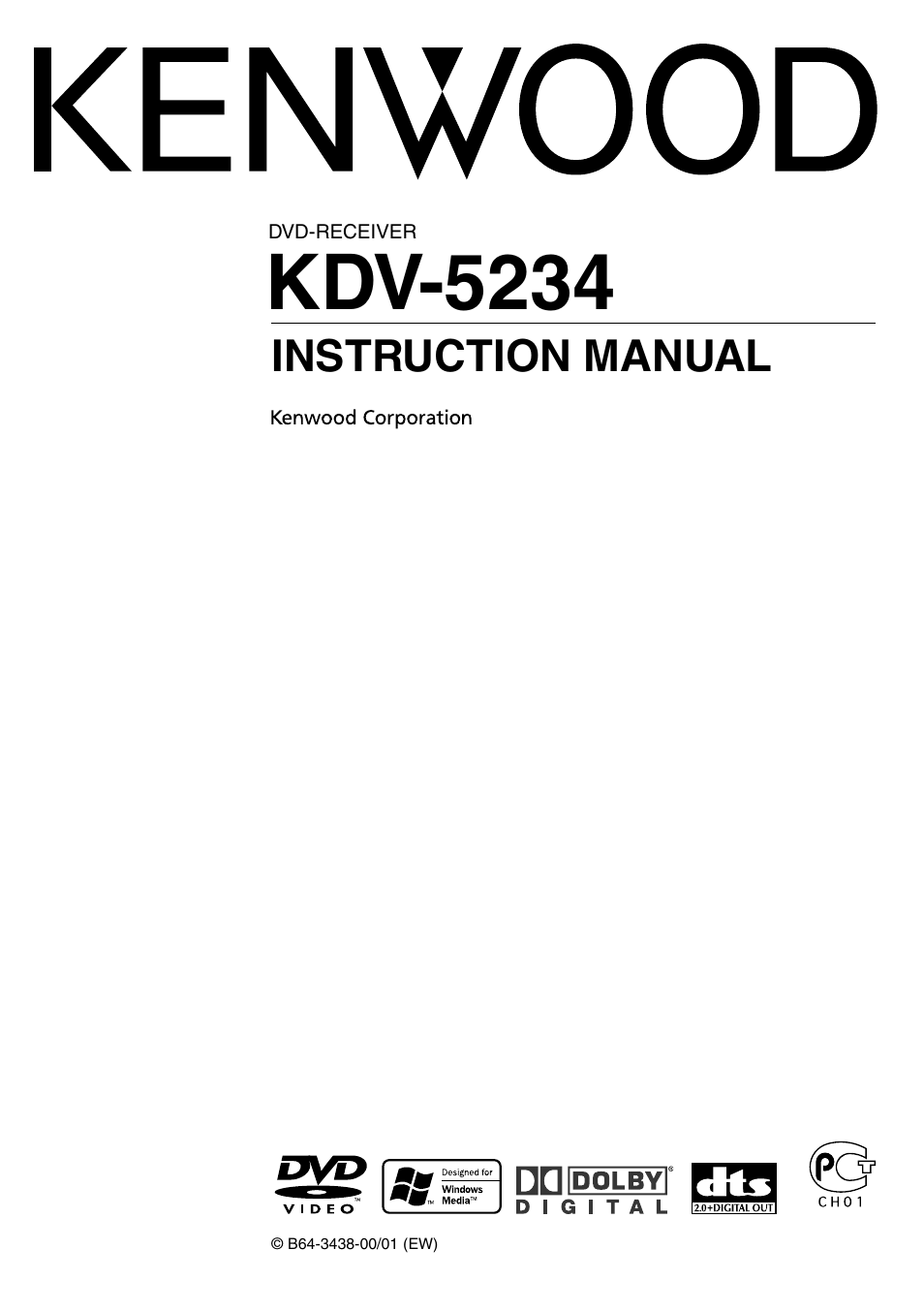 Kenwood KDV-5234 User Manual | 84 pages