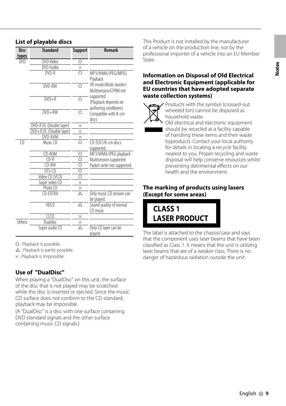 Kenwood KDV-5234 User Manual | Page 9 / 84