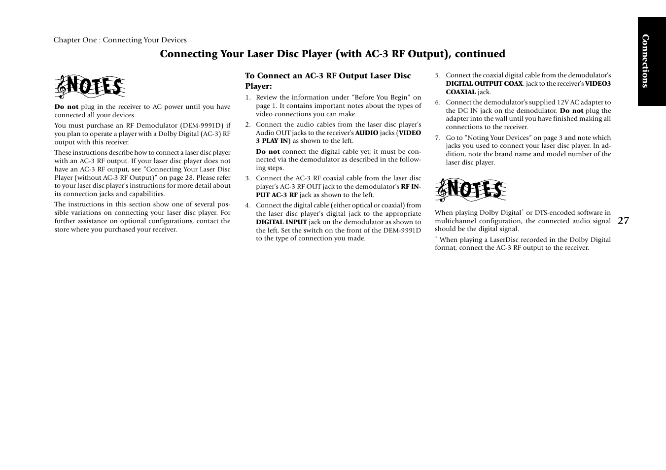 Connections | Kenwood KRF-X7775D User Manual | Page 121 / 146