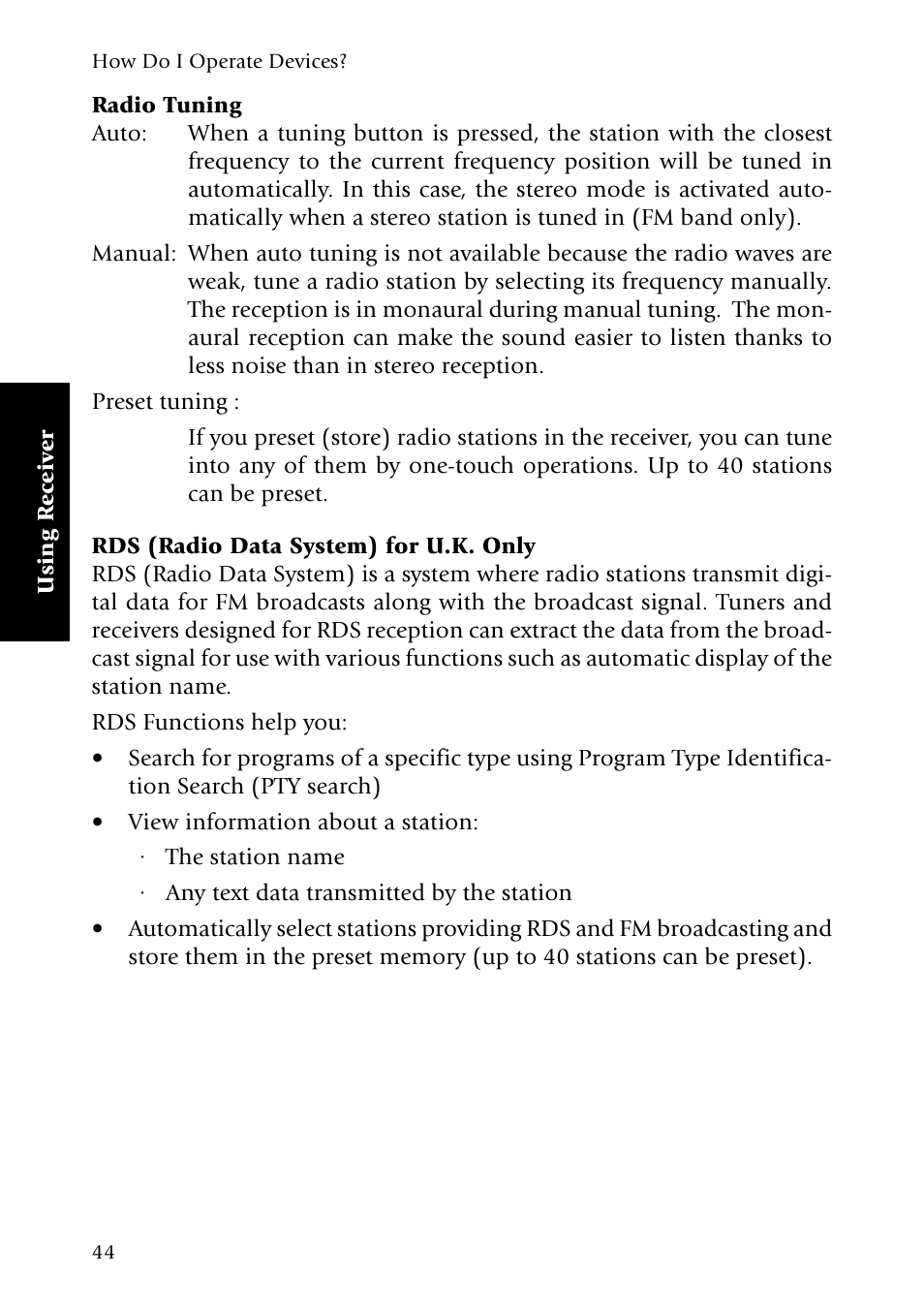 Kenwood KRF-X7775D User Manual | Page 52 / 146