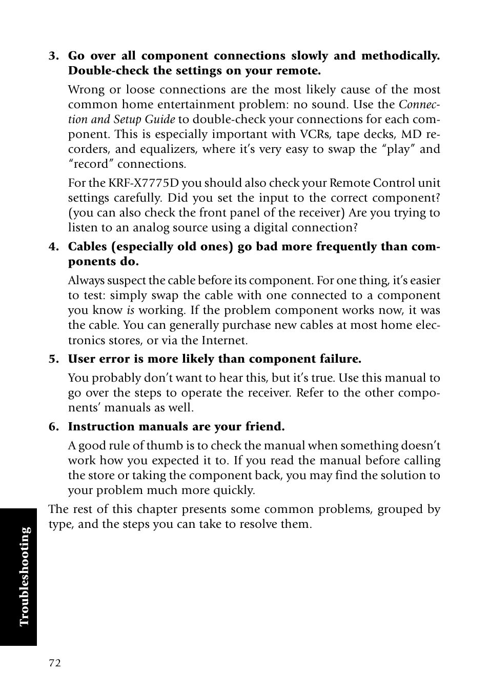 Kenwood KRF-X7775D User Manual | Page 80 / 146