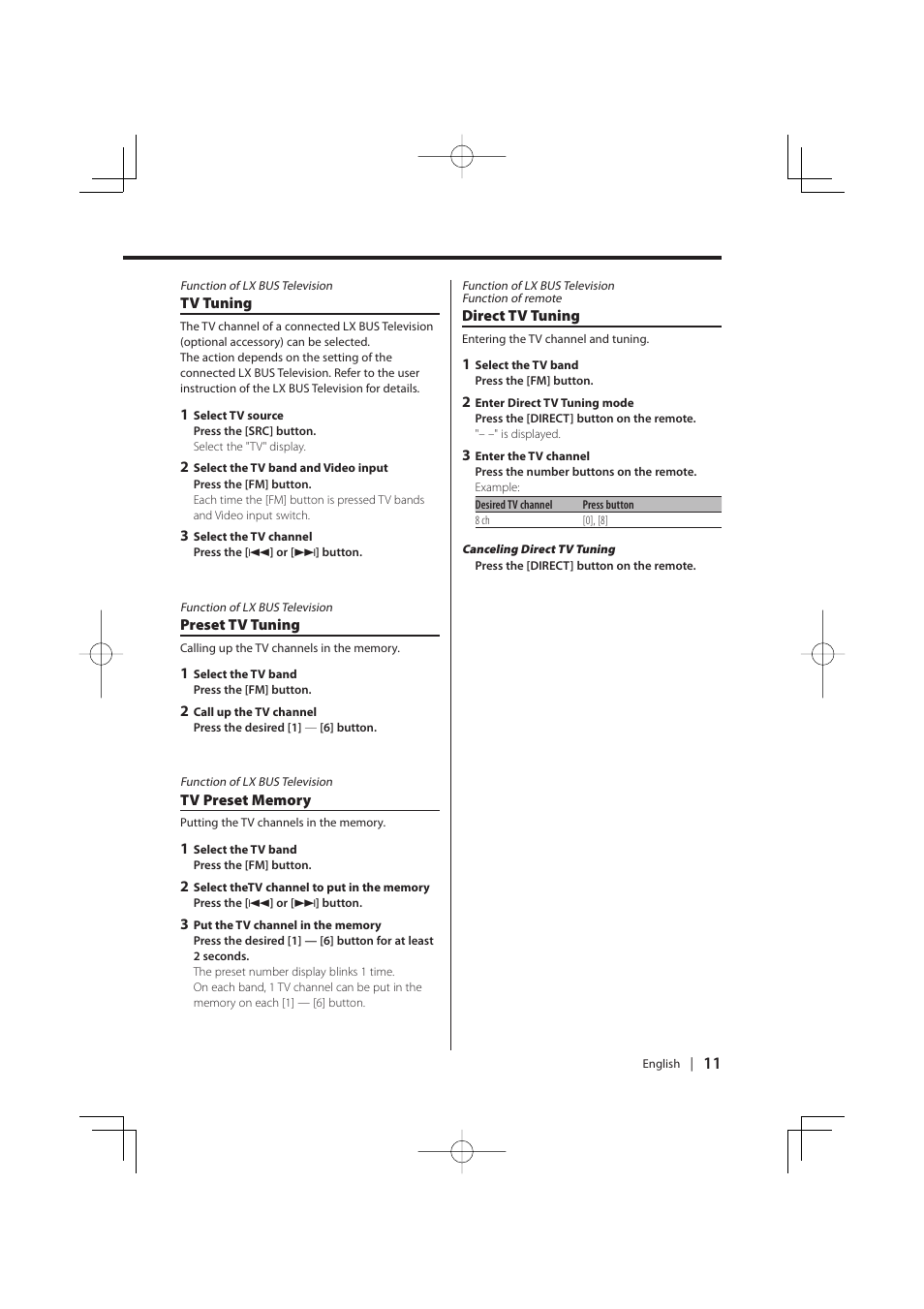 Kenwood K-CD01 User Manual | Page 11 / 28