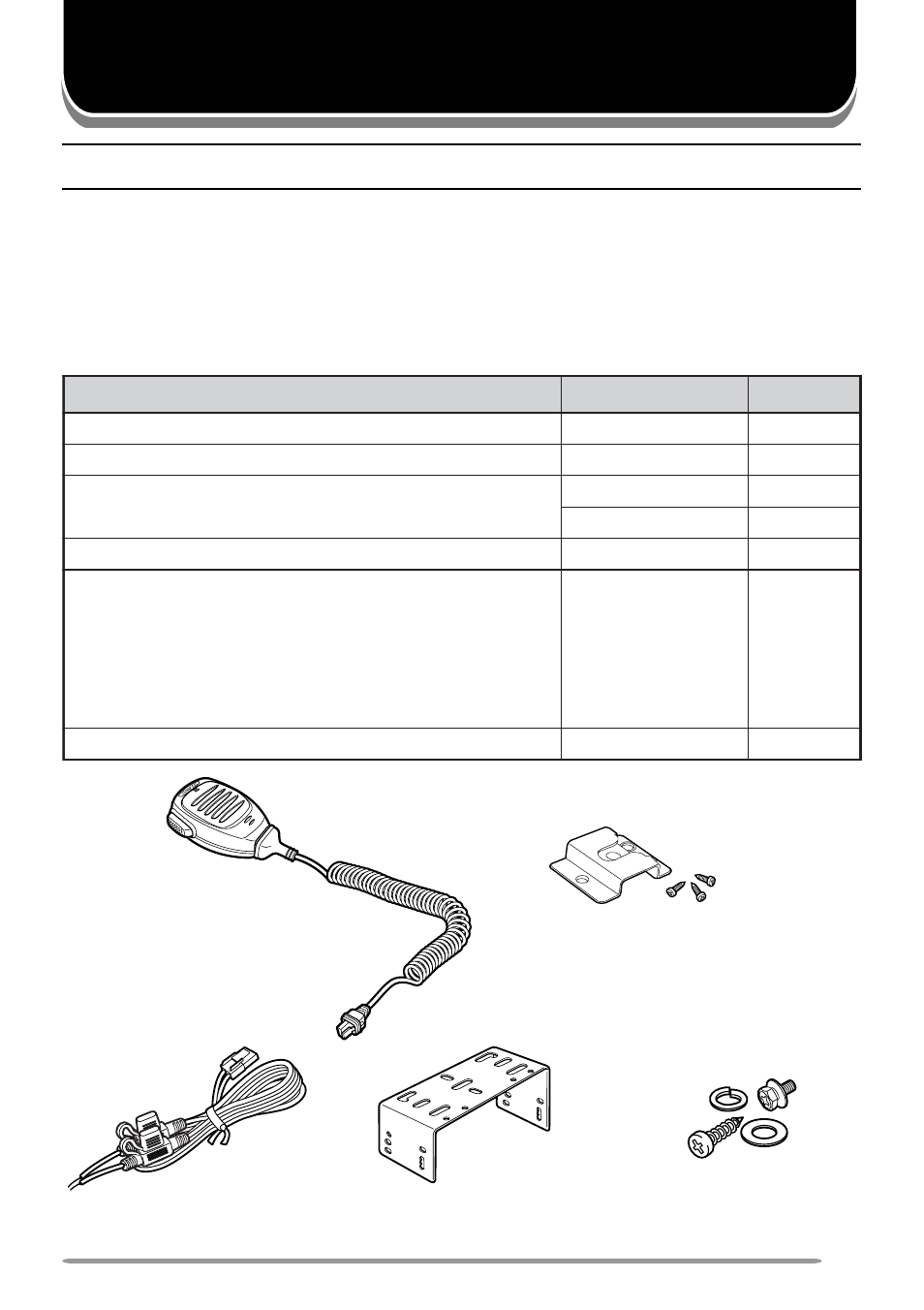 Unpacking and checking equipment | Kenwood TK-7180 User Manual | Page 6 / 33