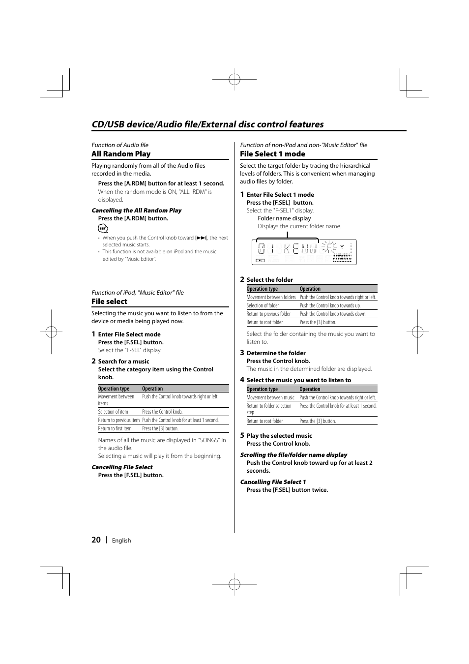 Kenwood DPX502 User Manual | Page 20 / 40