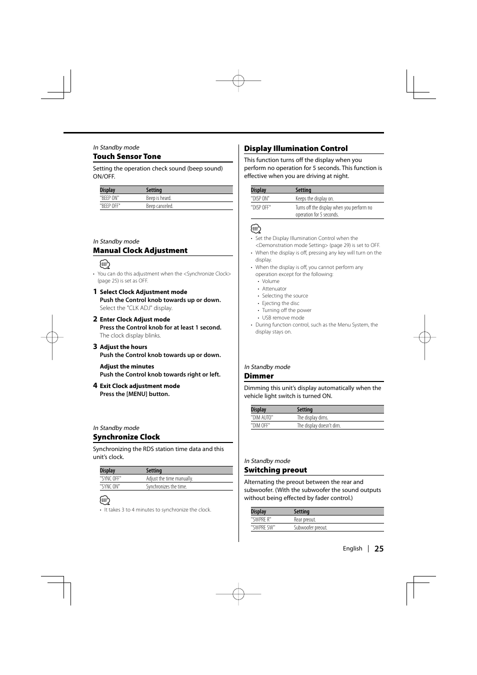 Kenwood DPX502 User Manual | Page 25 / 40