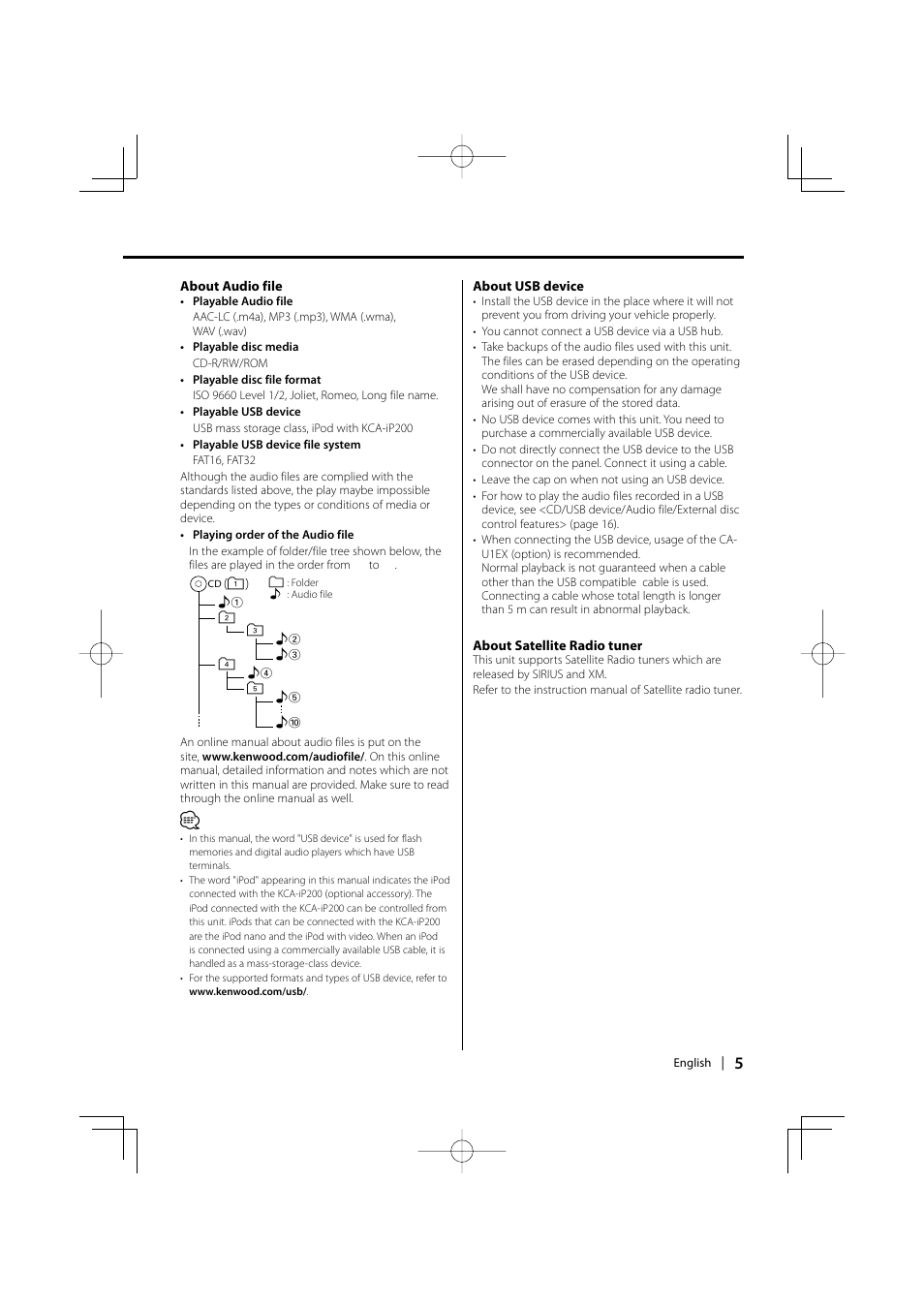 Kenwood DPX502 User Manual | Page 5 / 40