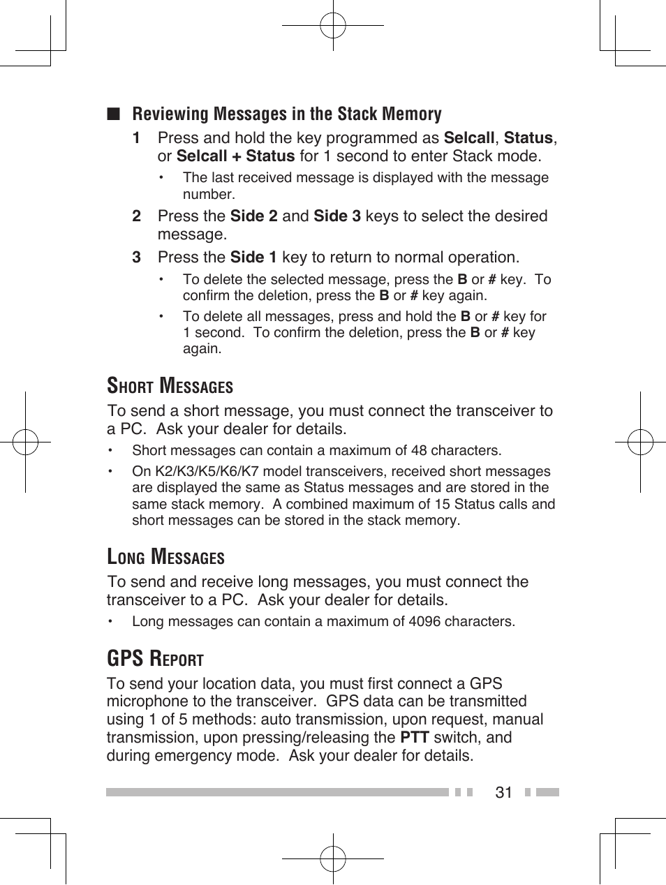 Gps r | Kenwood TK-5310 User Manual | Page 39 / 64