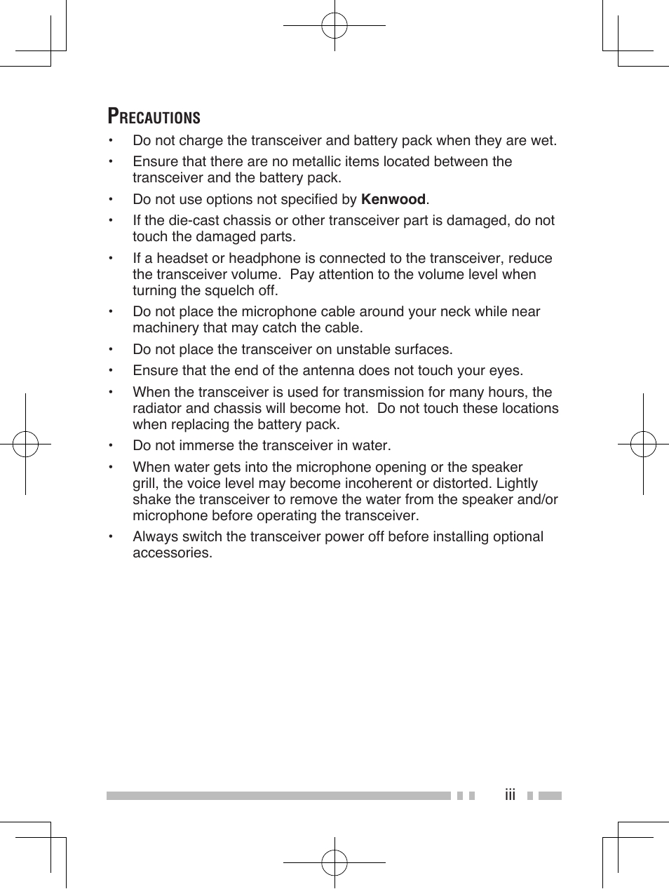 Kenwood TK-5310 User Manual | Page 5 / 64