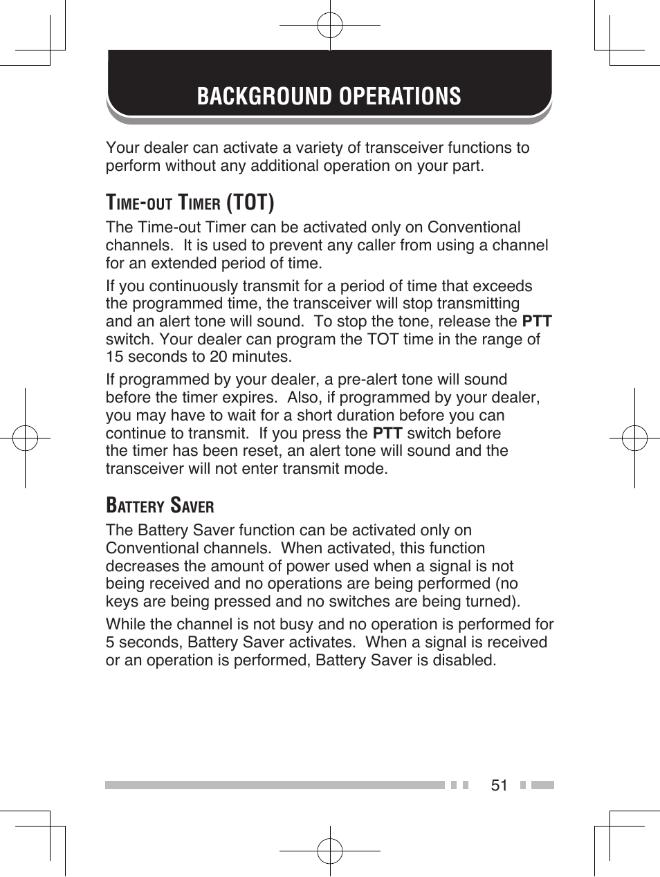 Background operations, Tot) | Kenwood TK-5310 User Manual | Page 59 / 64