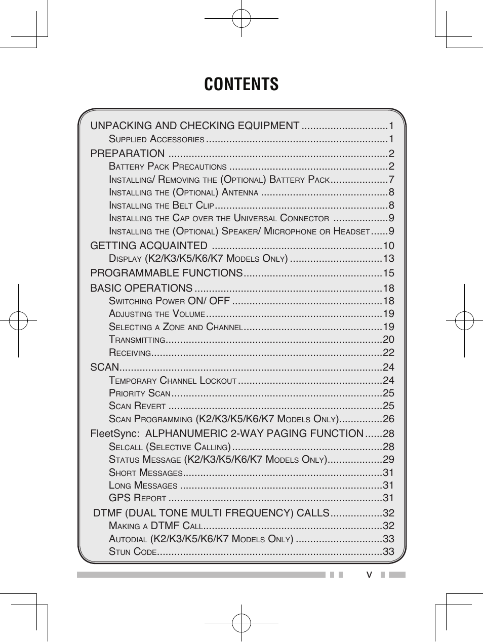 Kenwood TK-5310 User Manual | Page 7 / 64