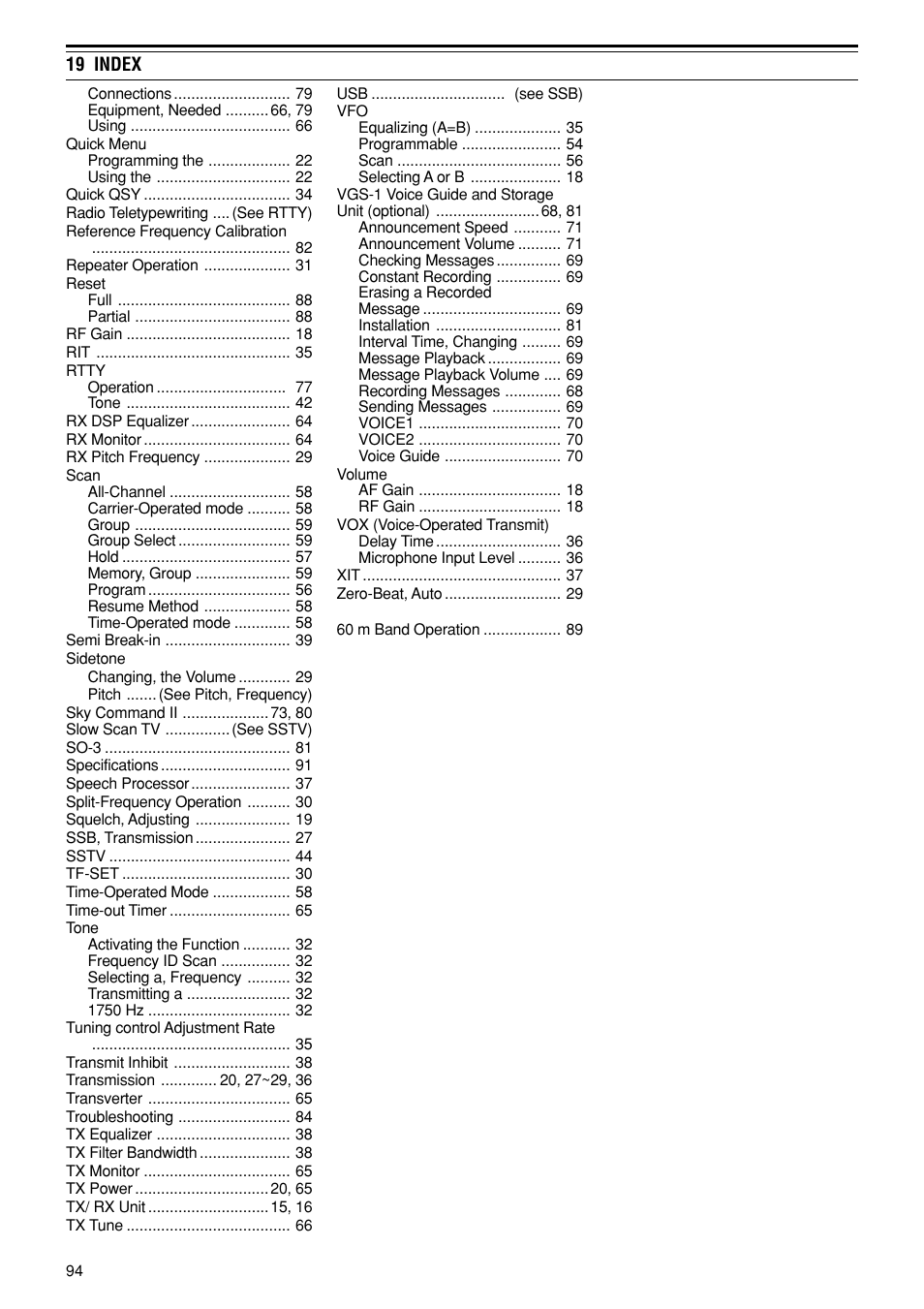 Kenwood TS-480SAT User Manual | Page 102 / 104