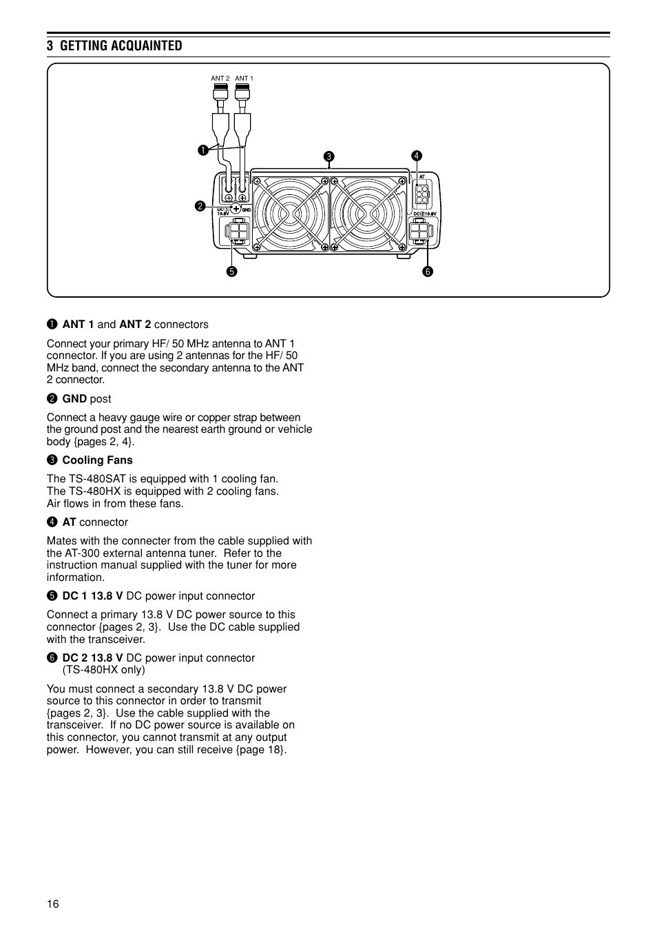 3 getting acquainted | Kenwood TS-480SAT User Manual | Page 24 / 104