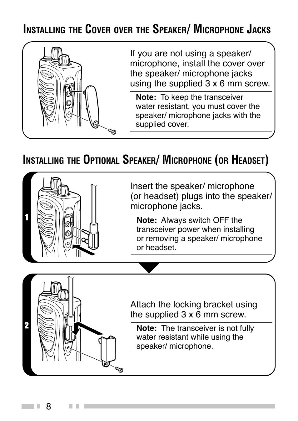 Kenwood TK-3200 User Manual | Page 16 / 42