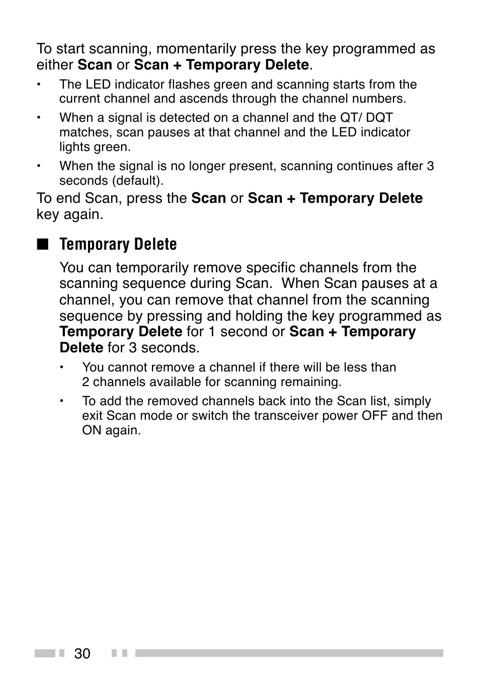 Temporary delete | Kenwood TK-3200 User Manual | Page 38 / 42