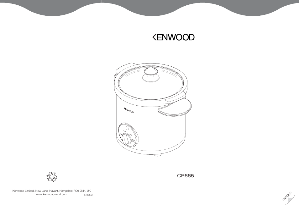 Kenwood CP665 User Manual | 8 pages