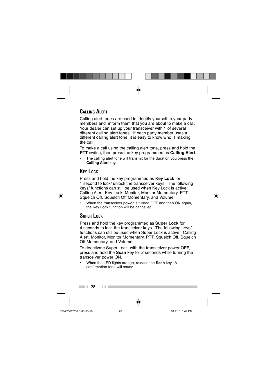 Kenwood TK-2200 User Manual | Page 36 / 41