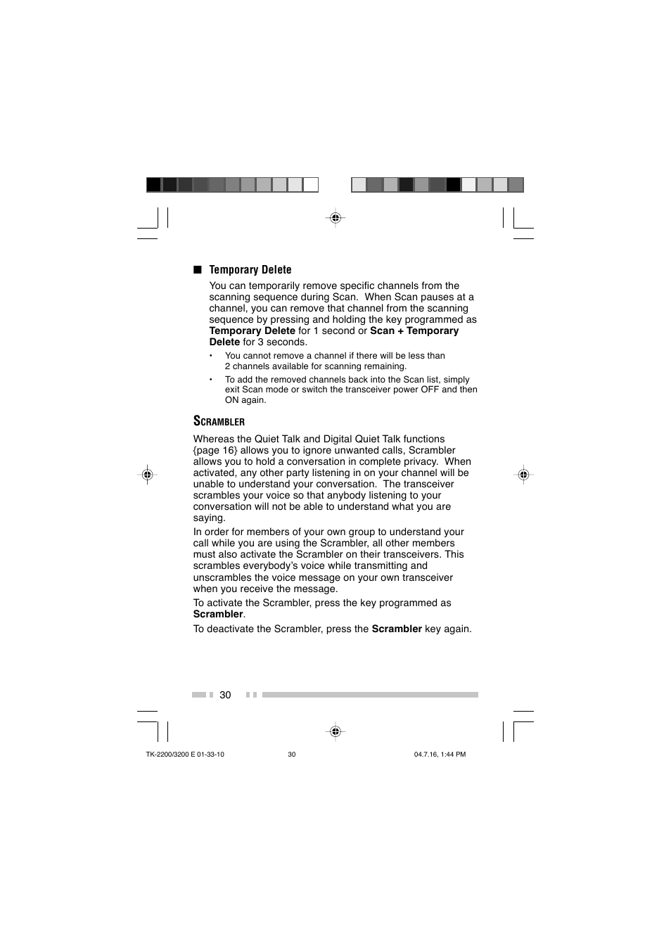 Kenwood TK-2200 User Manual | Page 38 / 41