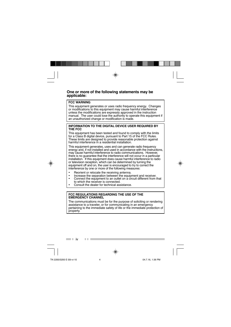 Kenwood TK-2200 User Manual | Page 6 / 41