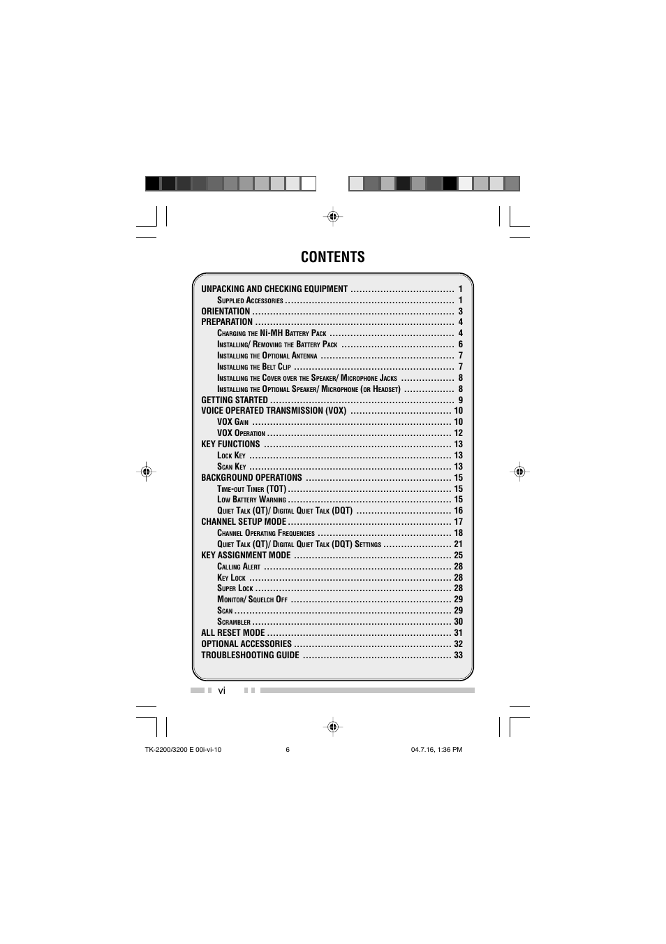 Kenwood TK-2200 User Manual | Page 8 / 41