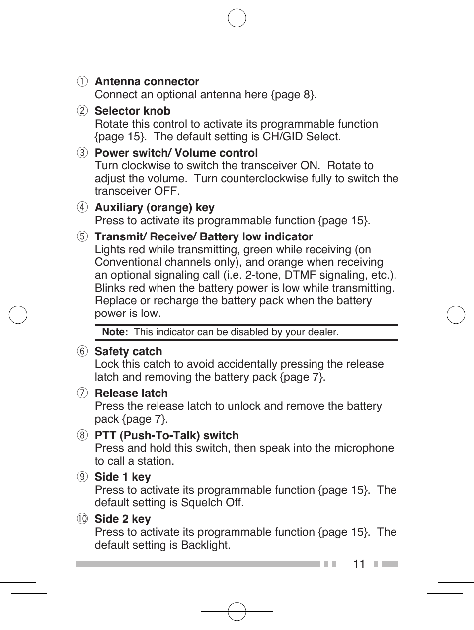 Kenwood NEXEDGE NX-200 User Manual | Page 20 / 59