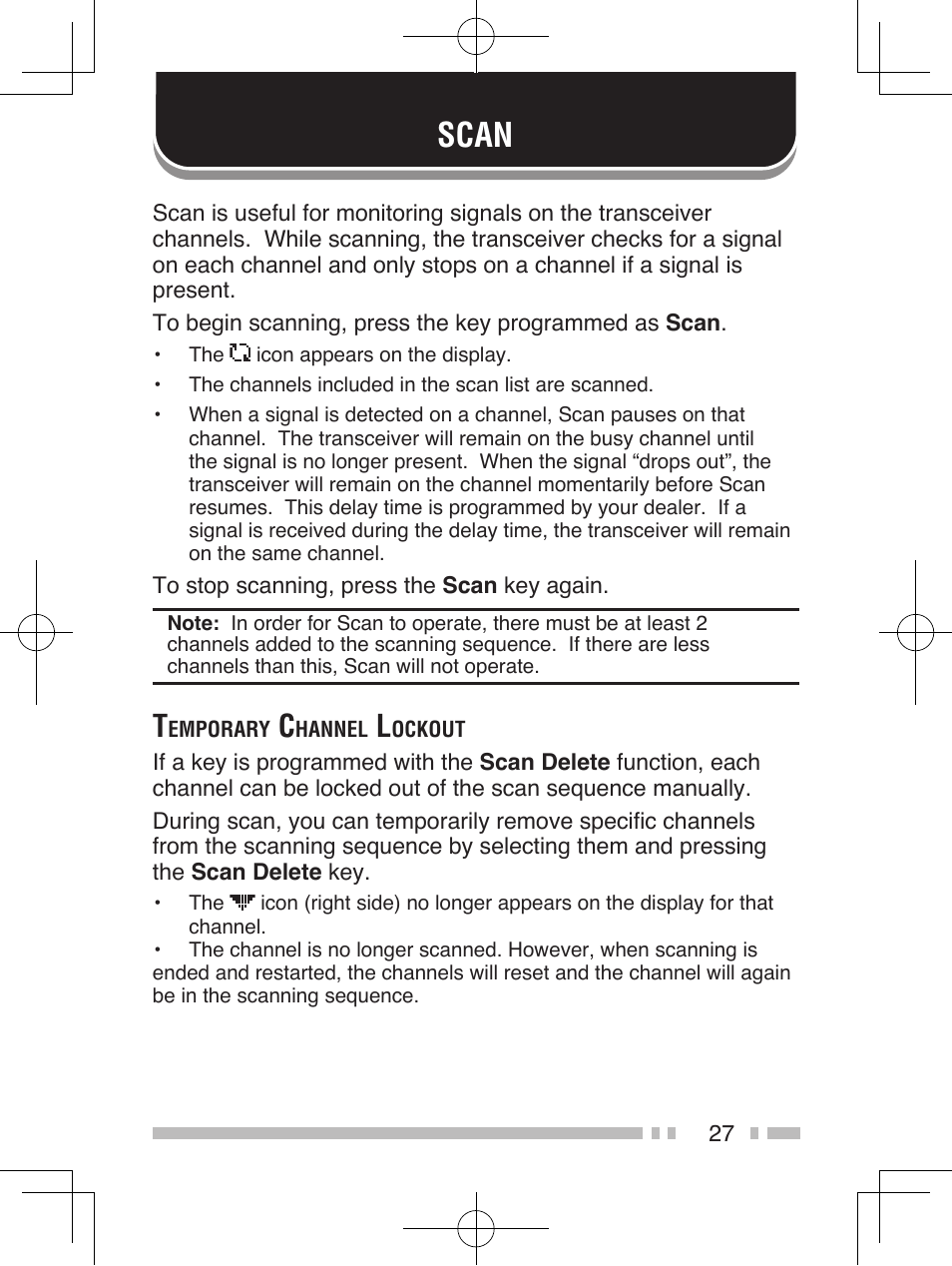 Scan | Kenwood NEXEDGE NX-200 User Manual | Page 36 / 59