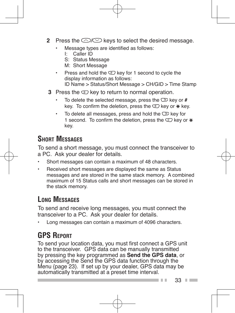 Gps r | Kenwood NEXEDGE NX-200 User Manual | Page 42 / 59