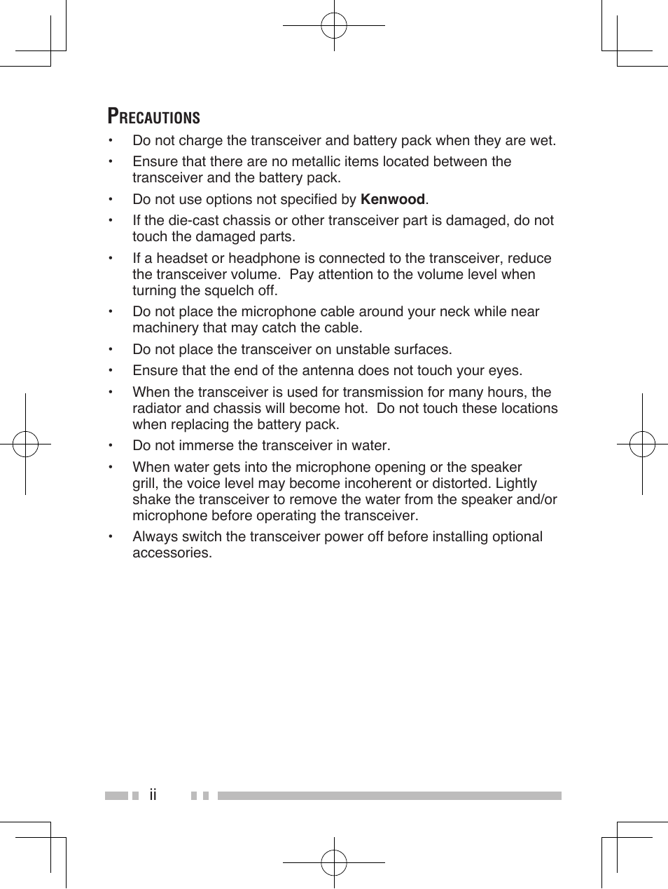 Kenwood NEXEDGE NX-200 User Manual | Page 5 / 59